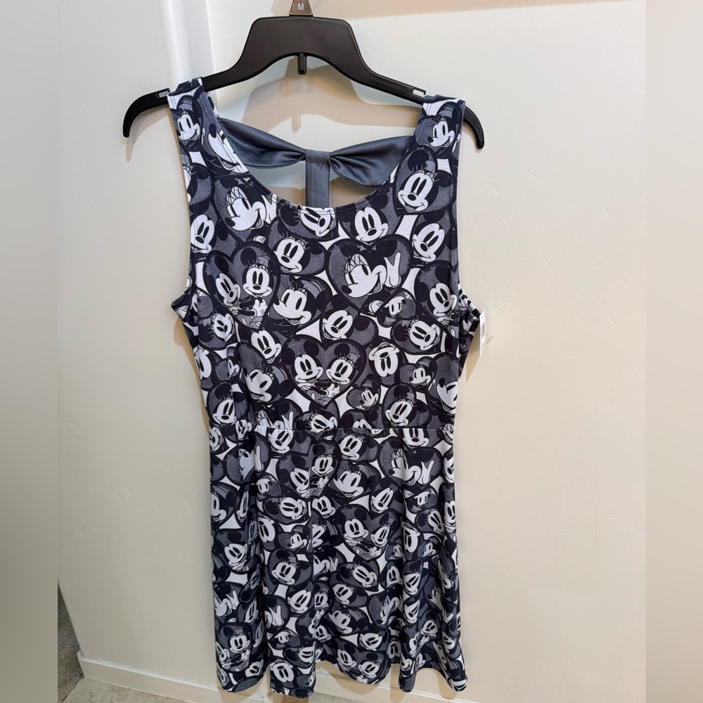 Disney Black and White Mickey Mouse Dress